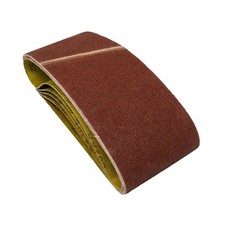 Image of Sanding Belts 60 x 400mm 80 Grits Aluminium Oxide Fits Bosch Sanders 5 Pc