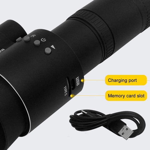 US Plug Monocular Night Vision Device Infrared Night Vision Scope Outdoor H - Picture 7 of 12