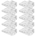 20 Sets Mirror Clip Holder Fixing Wall Fixings Frameless Hangers Kit