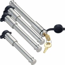 InfiniteRule Security  61775-S - 4 Pk Mixed 2.5,Ka,Hitch Locks For B&W 2In &