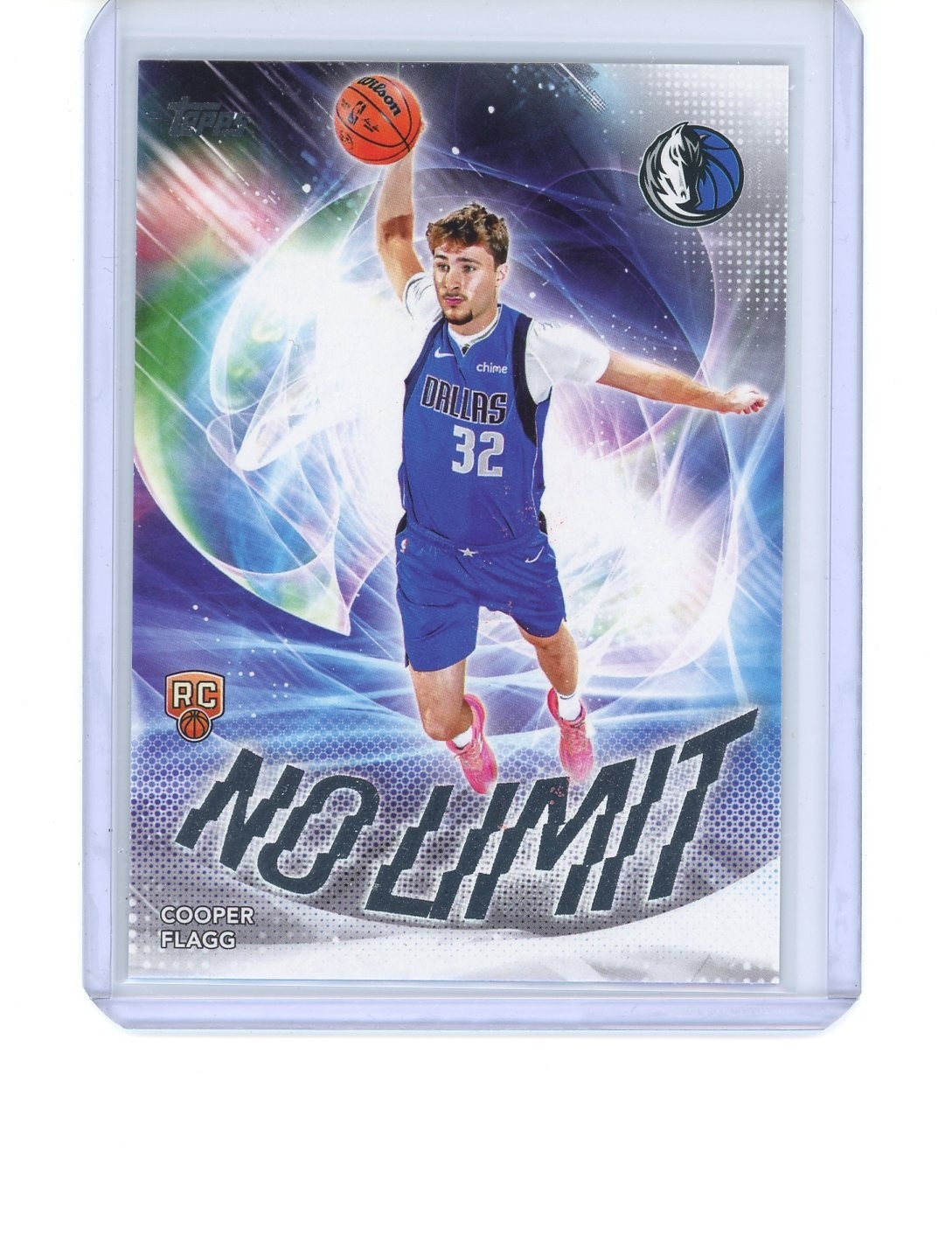Cooper Flagg 2025-26 Topps Basketball Rookie No Limit Insert Mavericks
