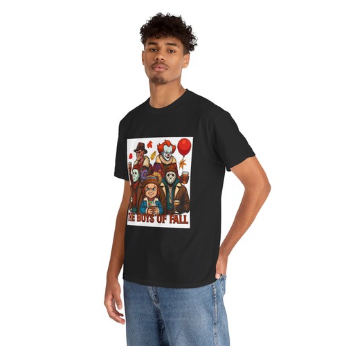 The Boys of Fall Unisex Cotton Tee Halloween T-Shirt Horror Pumpkin Spice Freddy - Picture 16 of 144