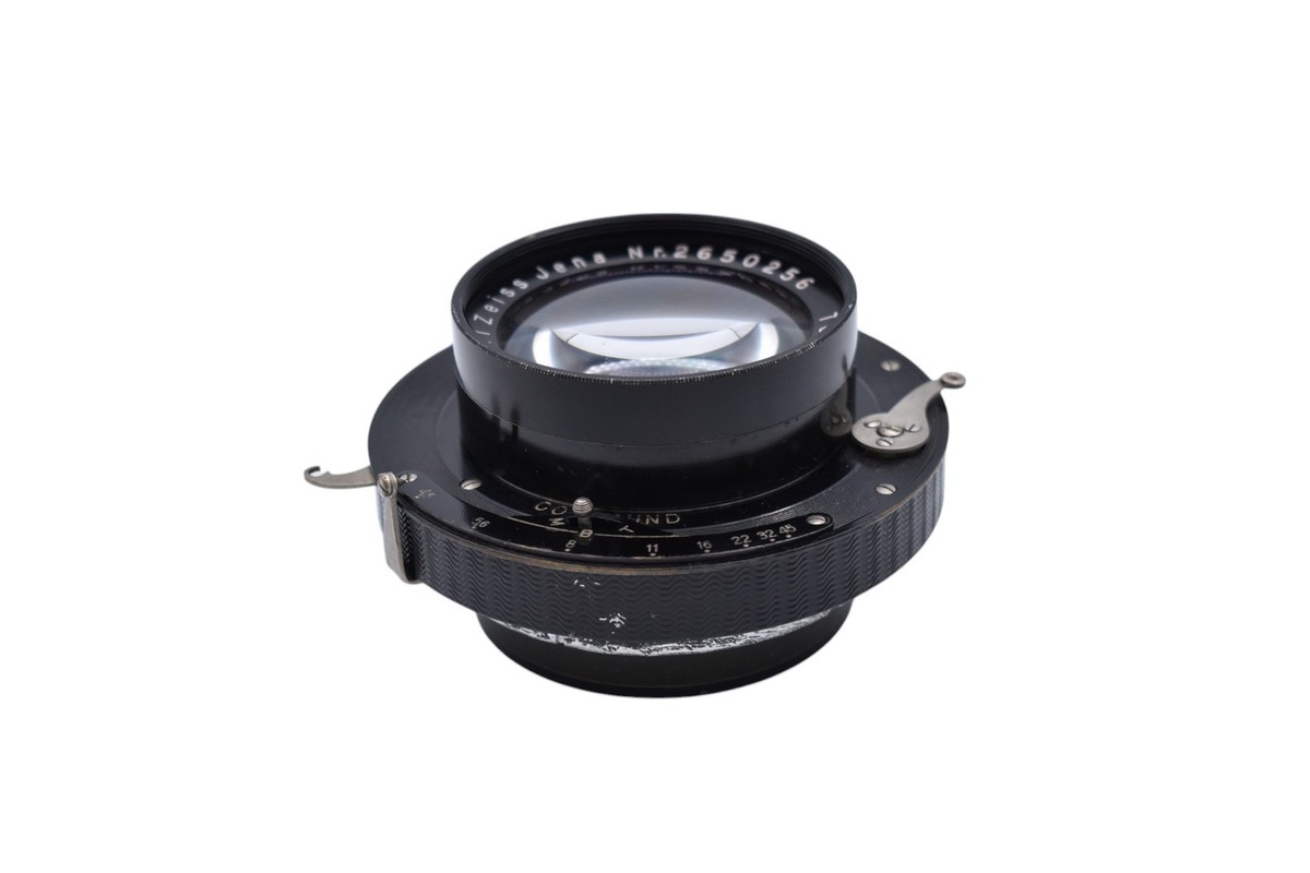 Carlzeiss JenaTessar 21cmf4.5と自作m42アダプター Carl Zeiss Jena 21cm (210mm) f/4.5 Tessar in FD Compound Shutter