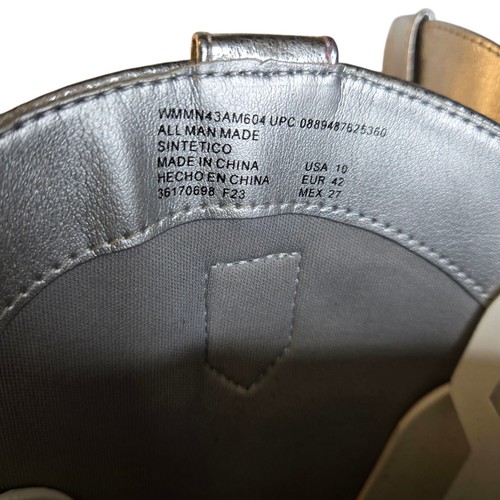 Steve Madden Botas de Vaquero Plateadas para Mujer Talla 10 Tacón Bloque - Imagen 7 de 15