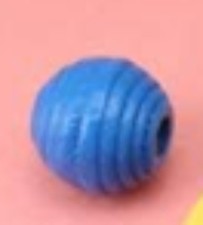1Pc blue Wooden Parrot Bite Toy, Used