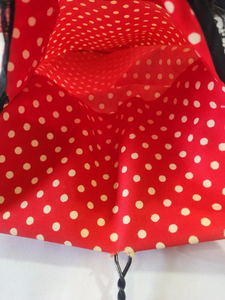 Bolso de lencería vintage colgante con forma de lencería Foto 3 de 3