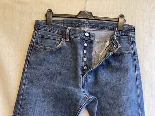 Levi's 501   Regular Straight Denim Jeans Men's W34  L32 (L4608) - Picture 3 of 12