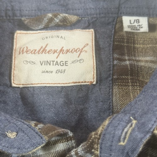 weatherproof vintage shirt L Flannel - Picture 8 of 11