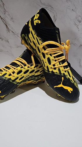 Puma Future Netfit 5.1 FG AG Mens Black Gold Soccer Cleats 105755-03 Size 7.5 - Picture 4 of 9