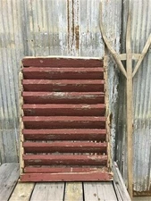 Wood Barn Louver, Architectural Salvage Shutter, Rustic Decor, Old Barn Vent B,