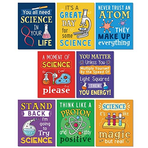 Wissenschaft Klassenzimmer Poster, positiv 8 x 10 Zoll bunt Experiment Wandkunst - Bild 2 von 7