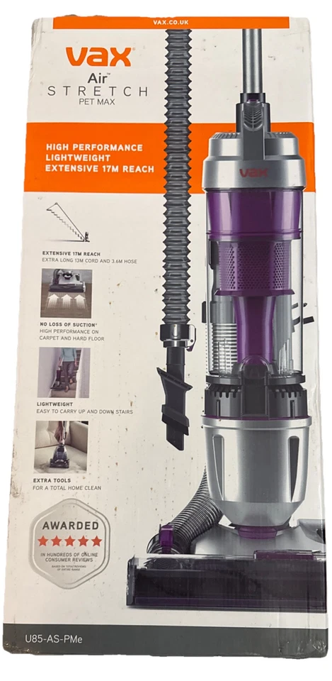 Vax Air Stretch Pet Max U85-AS-Pme Upright Bagless Vacuum Cleaner - Silver /... - Image 3 of 4