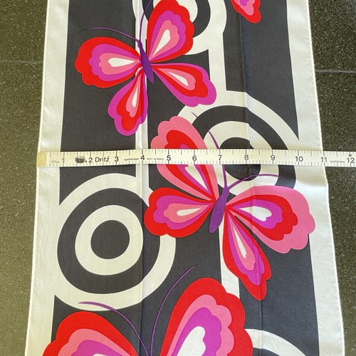 2 Adrienne Landau Studio Schmetterling Schals 100 % Seide rechteckig 53,5"x11" - Bild 12 von 14