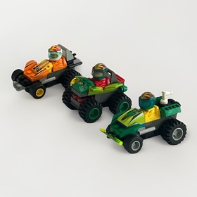 2002 Lego Racers Maverick Storm-Sprinter-Hot Arrow 4594 & 4583 Pull-Back Action