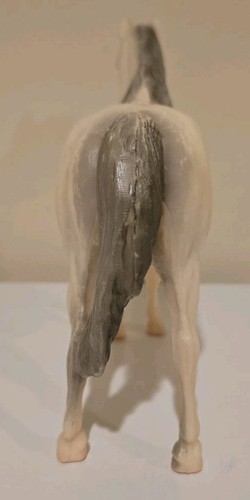 De colección Breyer Shetland Pony #25 - Figura de caballo 6x8 - Alabastro brillante y gris - Imagen 4 de 9