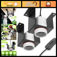 Ceramic Socket Heat Lamp Holder for Reptiles, Terrariums  Vivariums - Light Fix