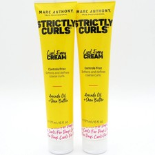 Marc Anthony Strictly Curls Curl Envy Hair Cream 2 Pack 6 oz Ea Controls Frizz