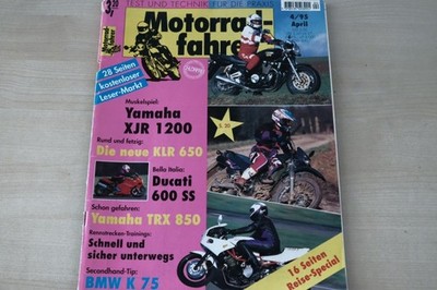 3) Motorradfahrer 04/1995 - Tips für BMW K 75 Gebrau - MZ MuZ Skorpion Welling-