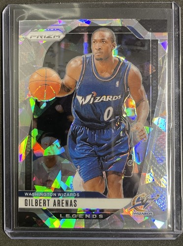 2024-25 Panini Prizm Gilbert Arenas Cracked Ice #275 Wizards