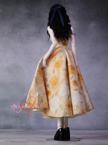 1/3 SD16 SID EID BJD Conjunto Ropa Floral Francés Corte Bajo Corsé Vestido Forrado - Imagen 10 de 13