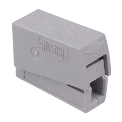 10 x Wago 224-101 Lighting Connector 0.5-2.5mm²