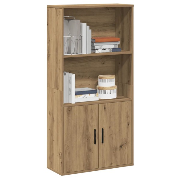 BüCherregal Artisan-Eiche 60X24X120 Cm Holzwerkstoff Standregal-image