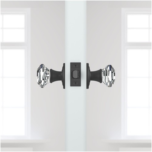 Baldwin PV.CRY.TRR Crystal Privacy Door Knob - Black - Bild 12 von 12