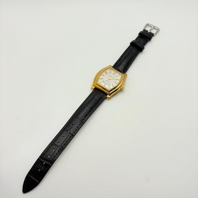 HAMILTON Dodson H273310 Gold White Dial Small Second Watch Tested No Box Used
