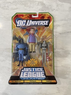 JLU 3 Dr Destiny Toyman Firefly DC Matty Exclusive HTF Justice League Unlimited