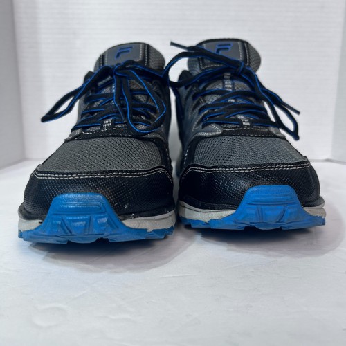 Fila Mens Evergrand TR Sneaker Shoes Size 10.5 4E Gray Blue Lace-Up Low Top - Picture 11 of 17