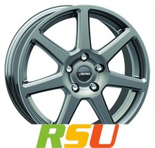 4x Autec Typ TL - Tallin titansilber 7.5x17" ET35 LK5 114.3 ML 70 Alufelgen 1...