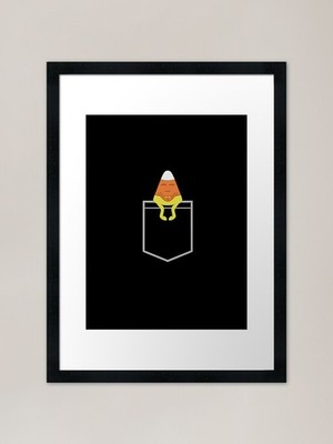 Zuckermais in der Tasche gerahmt Ar gerahmt Wandbild Poster Leinwanddruck Bild