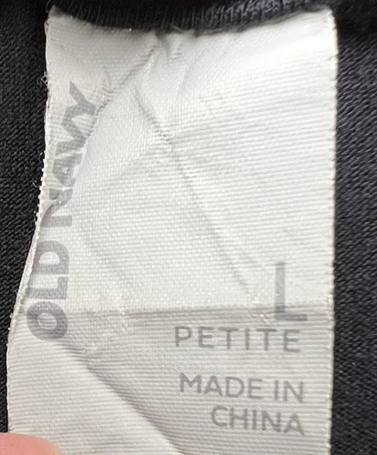 Old Navy schwarz ärmellos Cross Front Faux Wickel geraffte Taille Tencel Kleid Large - Bild 16 von 16