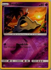 Sandygast Reverse Holo Common SM - Burning Shadows 61/147 NM