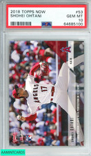 2018 TOPPS NOW SHOHEI OHTANI #53 ROOKIE ANGELS PSA 10 GEM MT