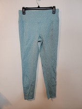 Anybody Womens Move Active Stretch Jersey Knit Legging Heather Sea Glass Small