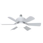 1-Silent Removable Fan Blade Fan Light Six Blade Fan Light 3000K-6500K Color