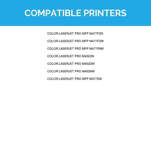 4 Stück CF410X HY Tonerkartusche kompatibel 1 Schwarz 1 Cyan 1 Magenta 1 Gelb - Bild 7 von 7