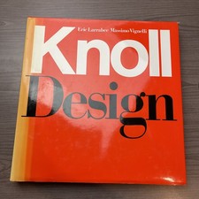 Knoll Design Book by Eric Larrabee Massimo Vignelli VTG 1990 HCDJ 3rd printing