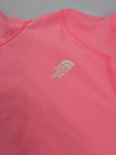 The North Face Sweater Womens Small Pink Logo Hoodie 100% Polyester Pocket  - Bild 3 von 8