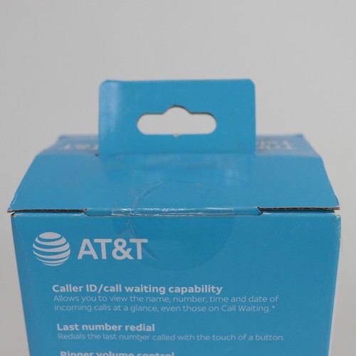White AT&T TR1909 13-Number Memory Trimline Corded Phone New, Sealed - Picture 5 of 5