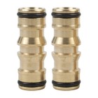 High Performance Brass Double Male Connectors for Efficient Water Flow