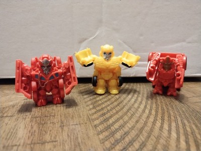 Lot of 3 Transformers Tiny Turbo Changers Sentinel Prime Red Drift Movie Bee 