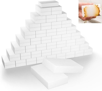Magischer Schwamm Eraser, 50 Stk. Reinigungsschwamm Zauberschwamm Weiß Melamin