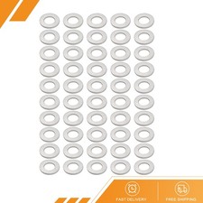 50 Set Aluminum Motorcycle Hardware Drain Plug Washer 12mmx22mmx2mm