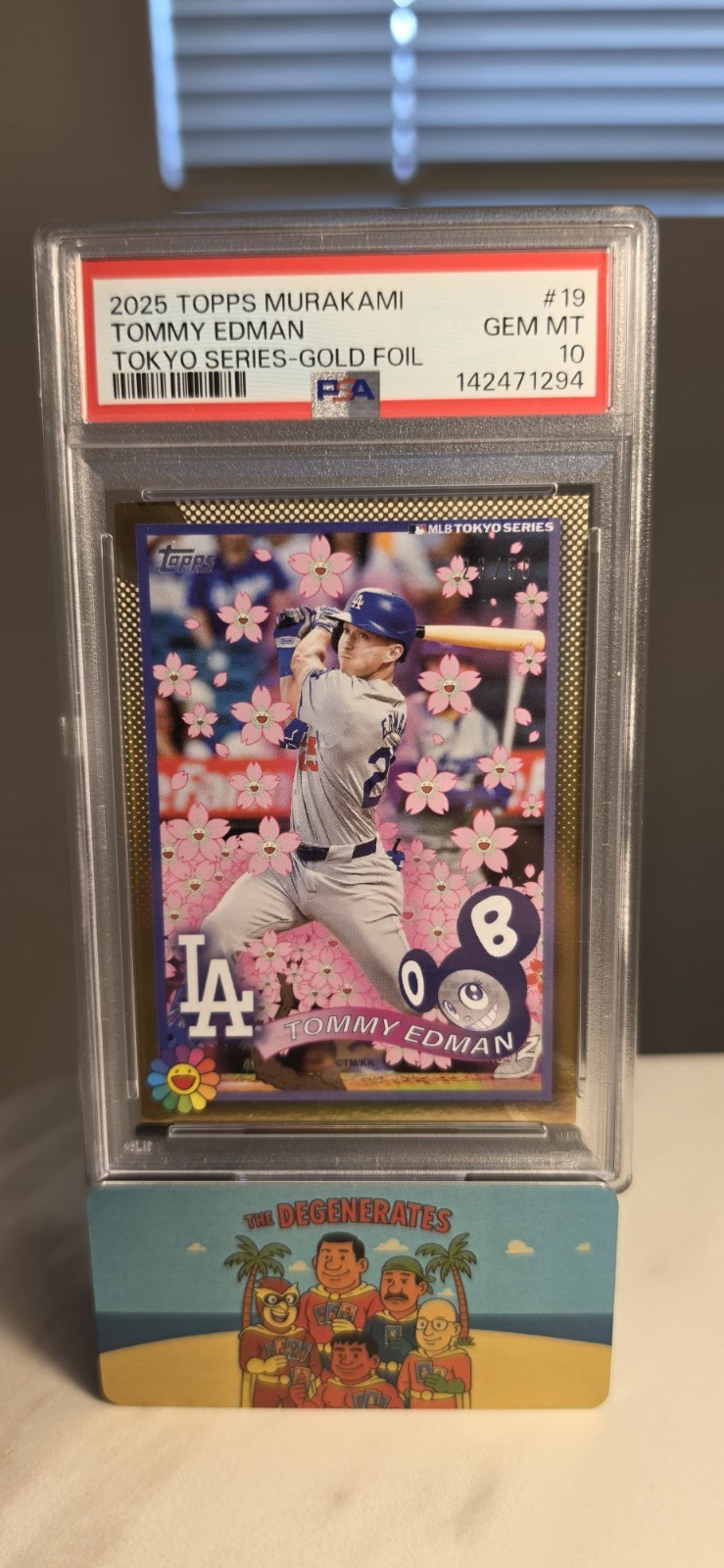 2025 Topps MLB World Tour Murakami Tommy Edman 🟡 Gold /50 #19 PSA 10 💎🔥