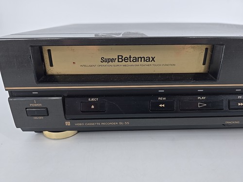 Sony Super Betamax SL-55 VCR Video Cassette Recorder Long Life Head - FOR PARTS - Picture 2 of 17
