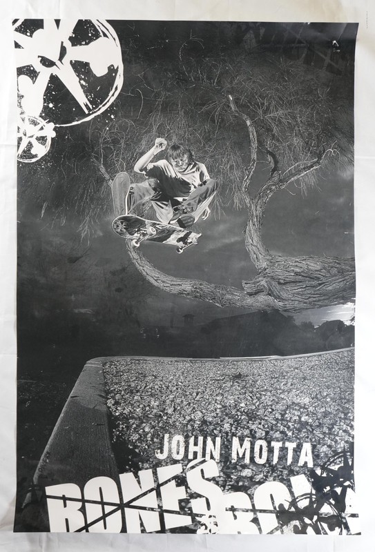 John Motta Technical Street Skatboarding Poster 36" X 24" READ