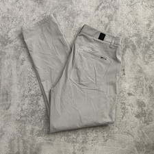 Vuori Meta Pants Mens 32x27 Gray Performance Golf Zip Pocket Stretch Slim Casual