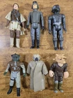 6 VTG 1980's STAR WARS 4" Action Figures, Original Characters, Preowned
